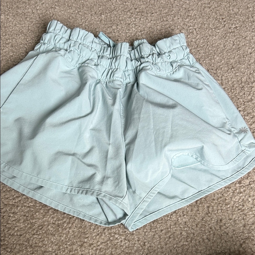 Athleta High Waist Light Blue Women's Shorts